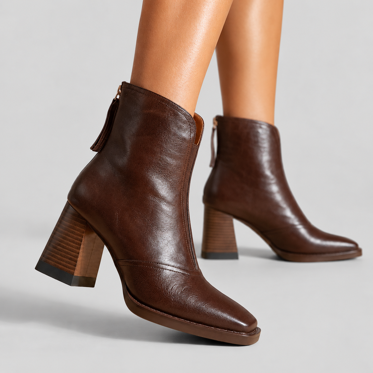 Elena | Botines elegantes de tacón alto