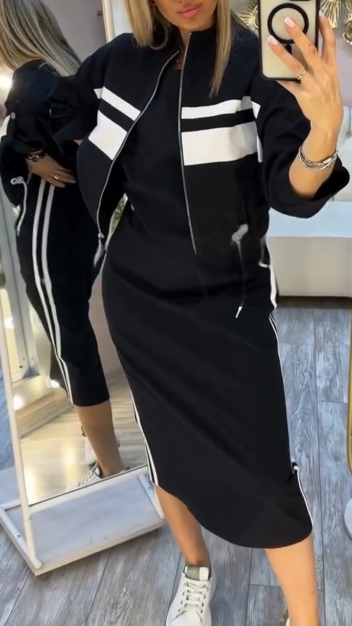 Nova | Conjunto casual de vestido y chaqueta