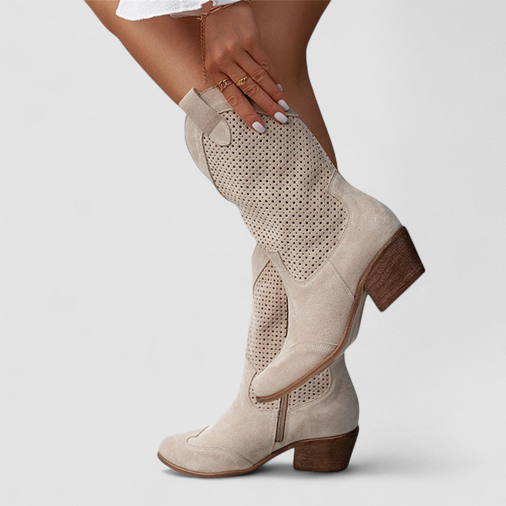 Eleonora | Botas cowboy con detalles calados