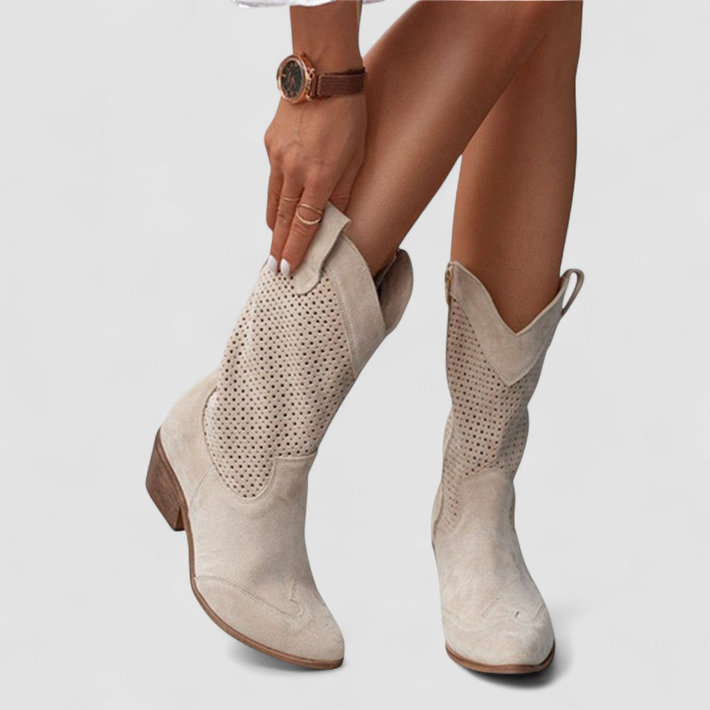 Eleonora | Botas cowboy con detalles calados