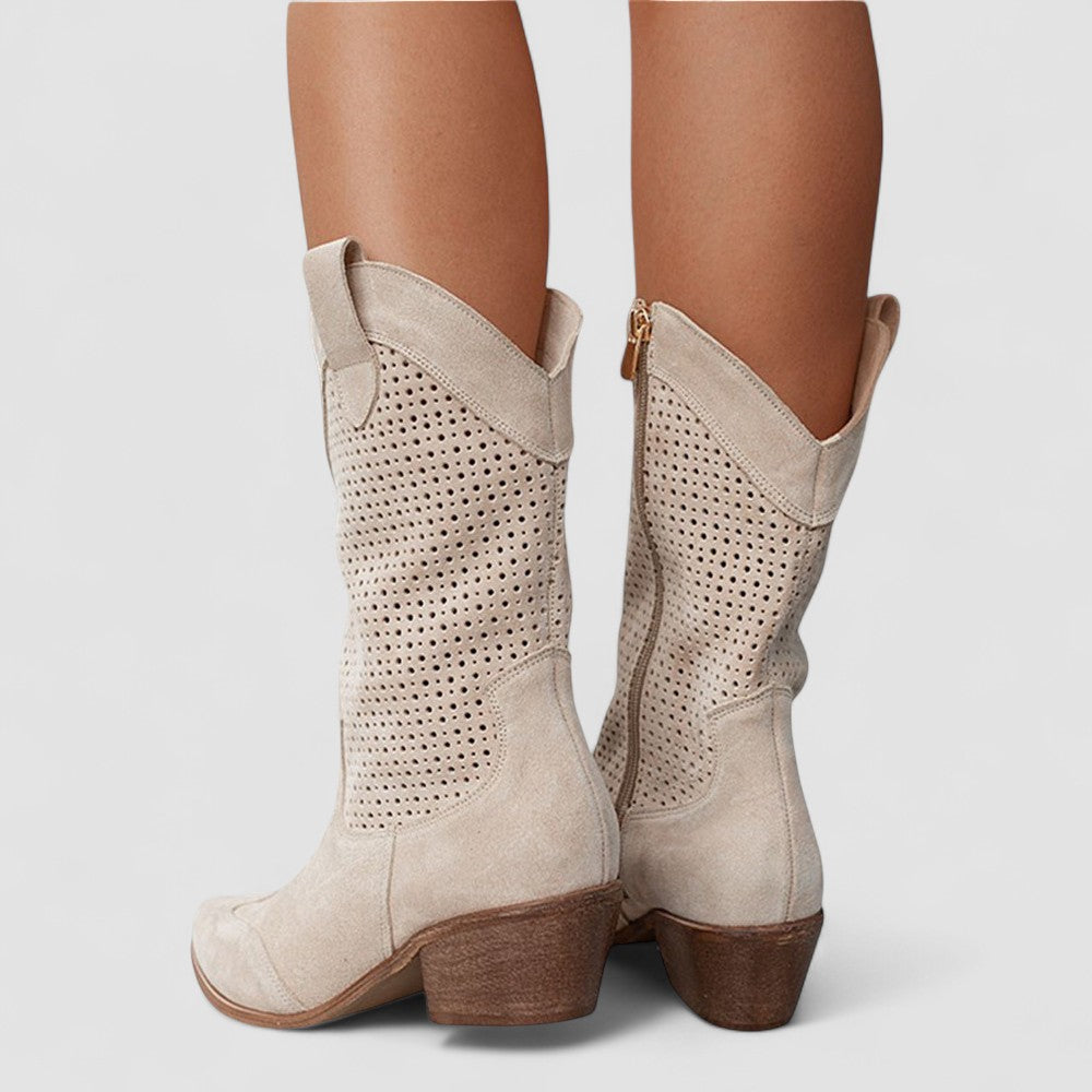 Eleonora | Botas cowboy con detalles calados