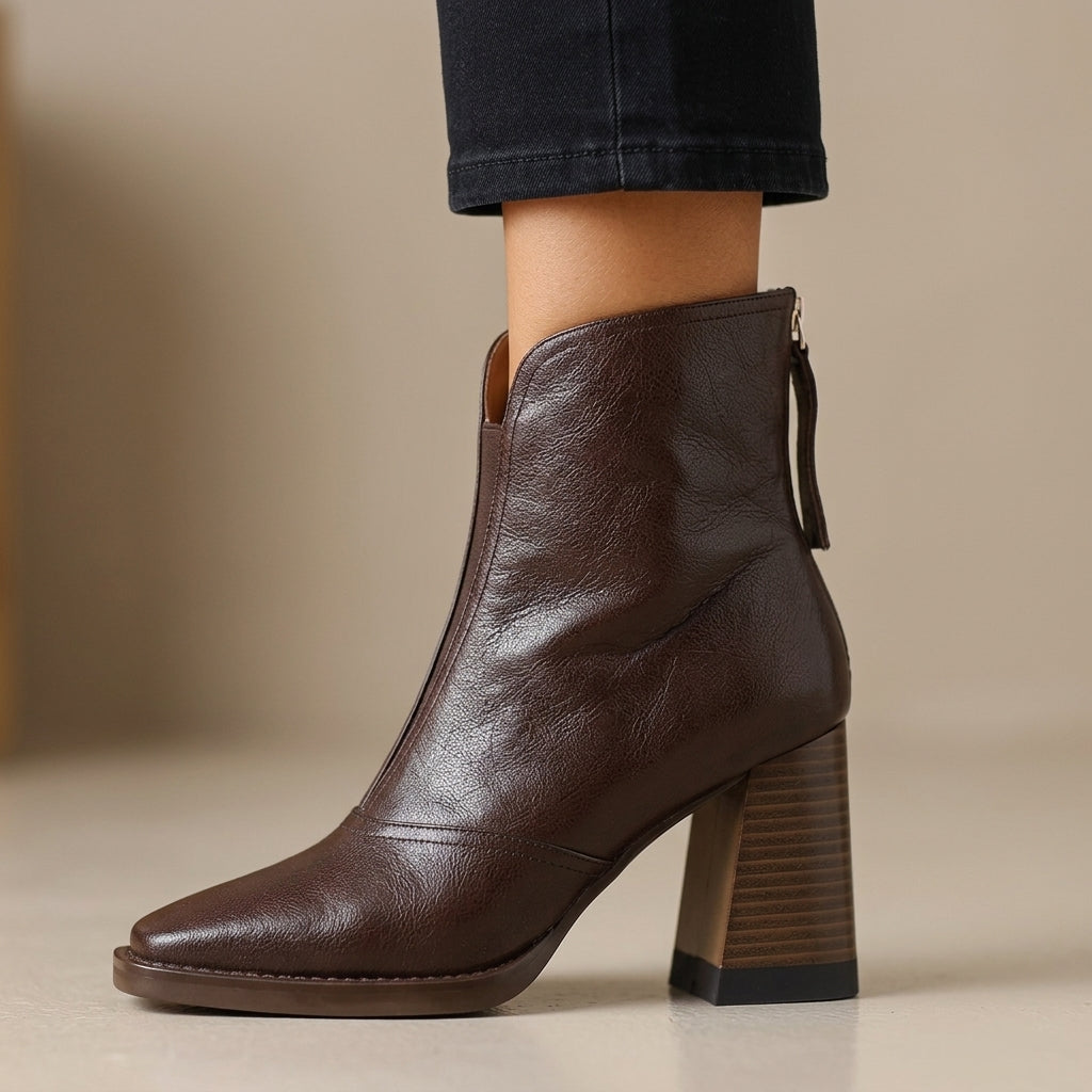 Elena | Botines elegantes de tacón alto
