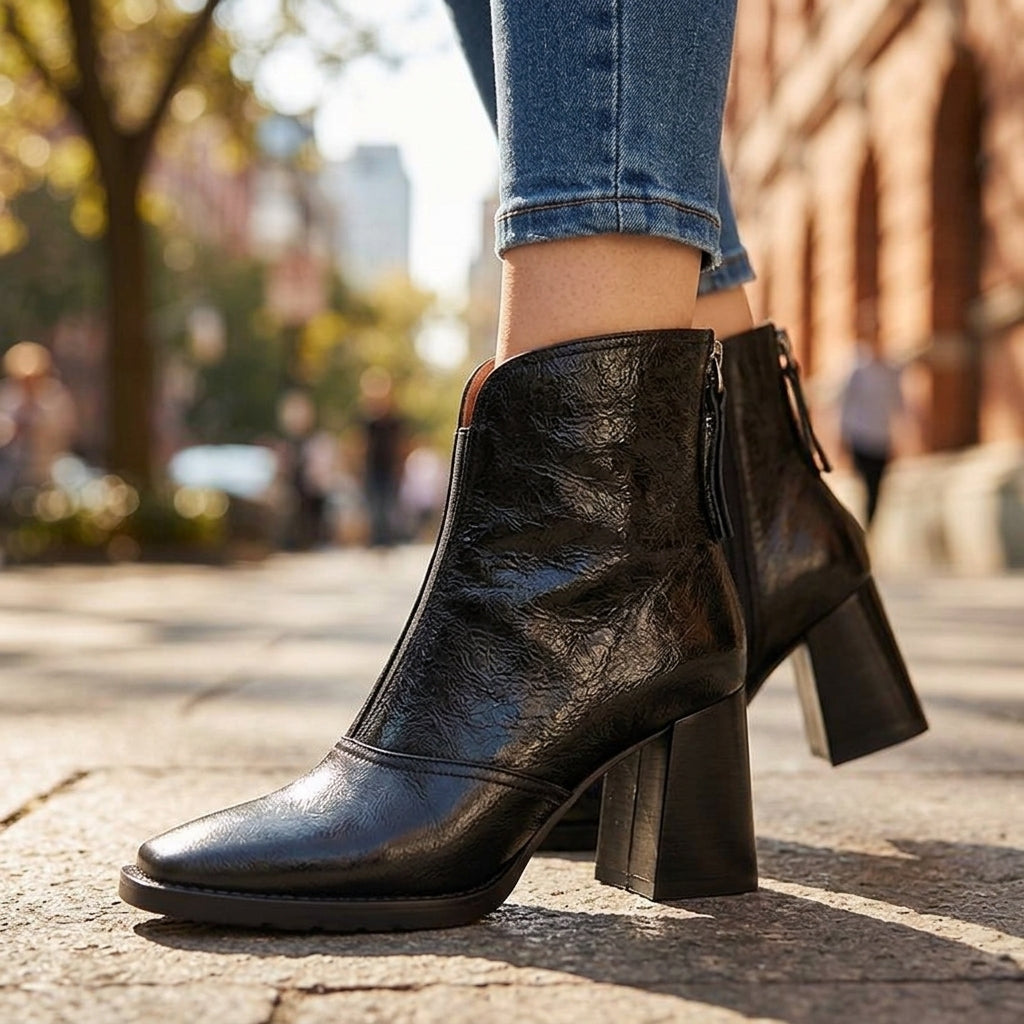 Elena | Botines elegantes de tacón alto