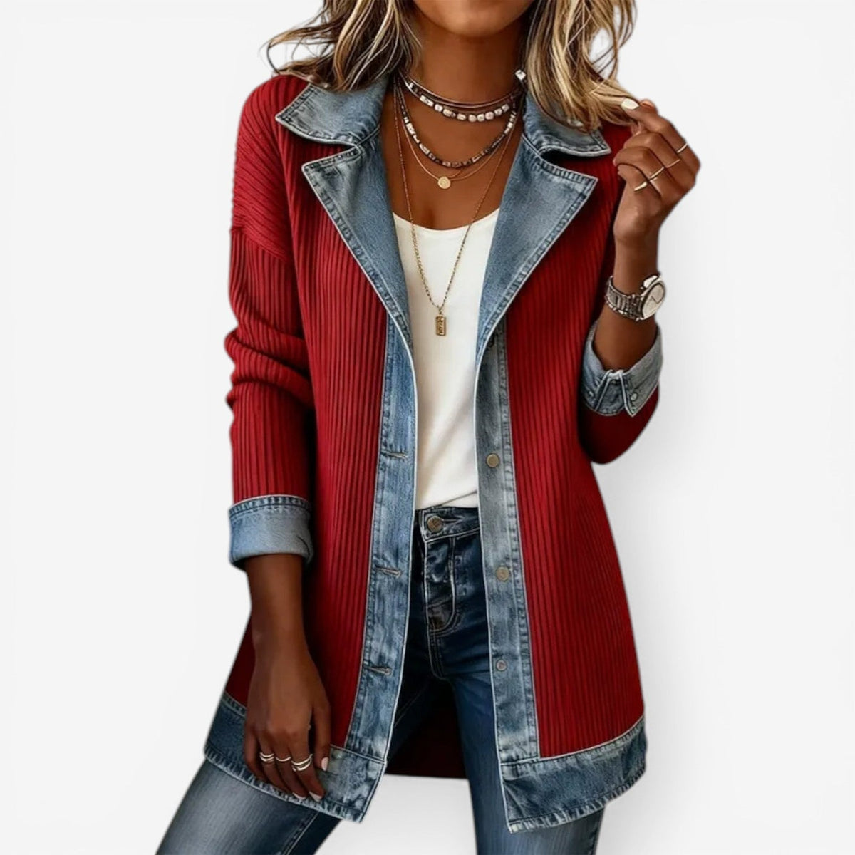 Emilia | Chaqueta unisex de inspiración vaquera