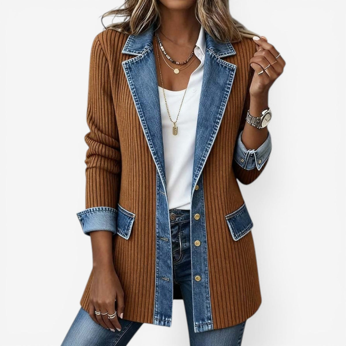 Emilia | Chaqueta unisex de inspiración vaquera