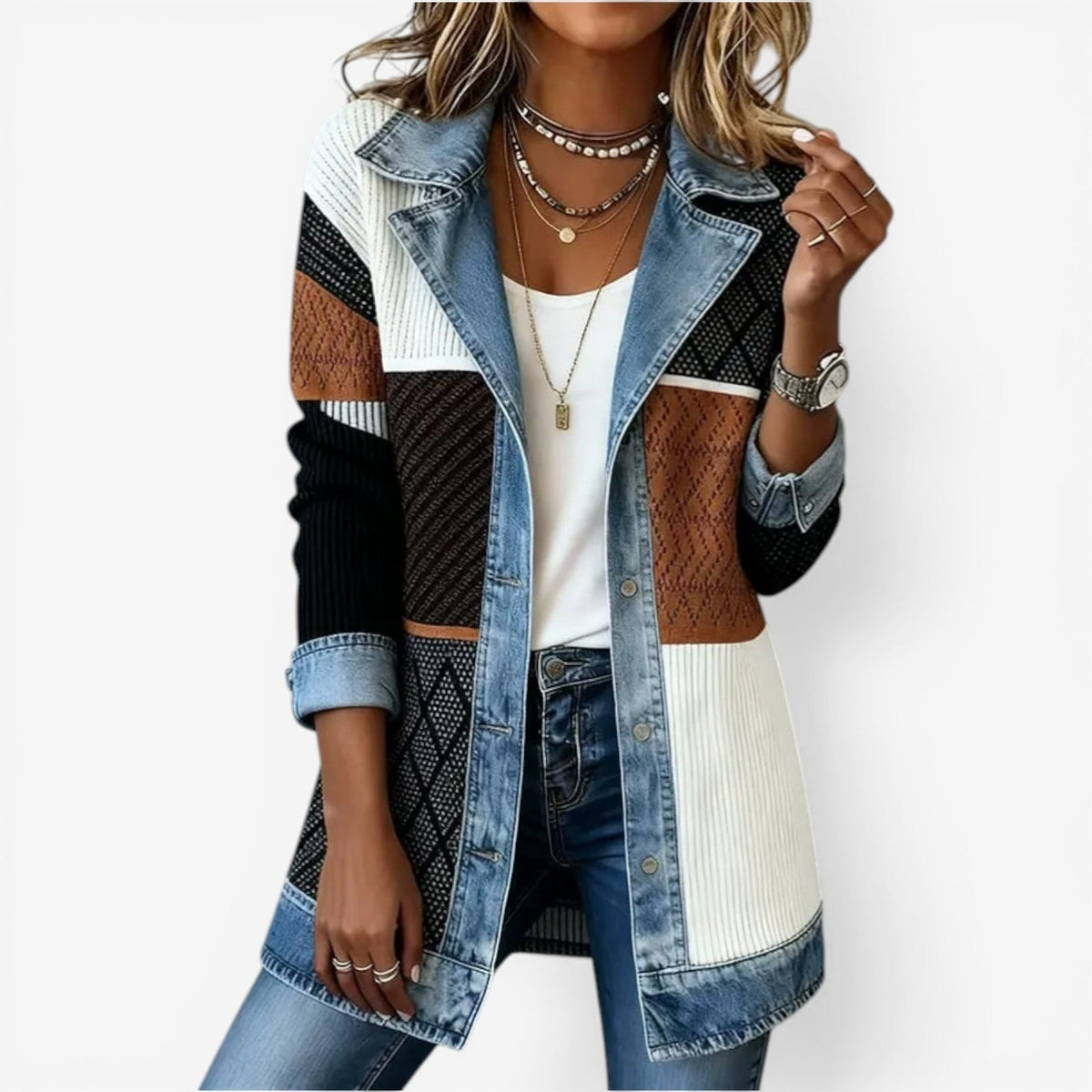 Emilia | Chaqueta unisex de inspiración vaquera