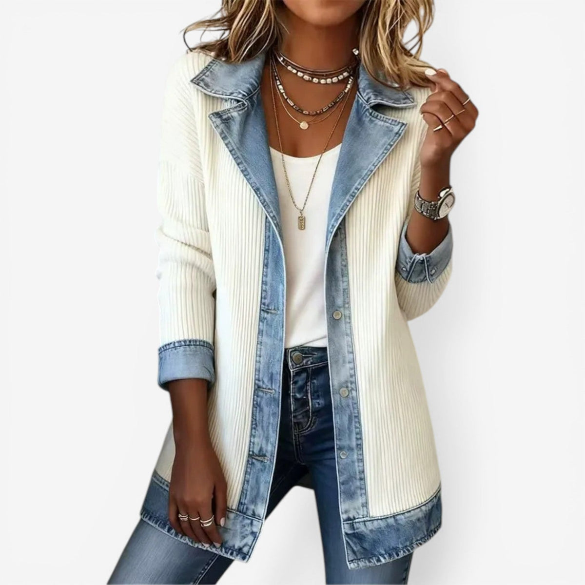 Emilia | Chaqueta unisex de inspiración vaquera