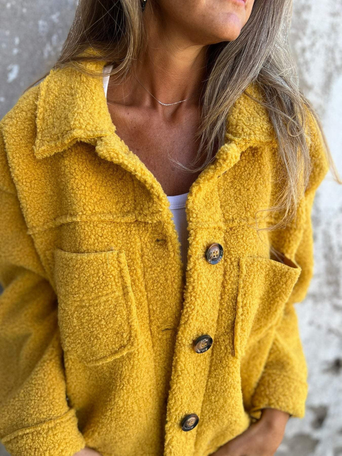 Selina | Chaqueta teddy de entretiempo