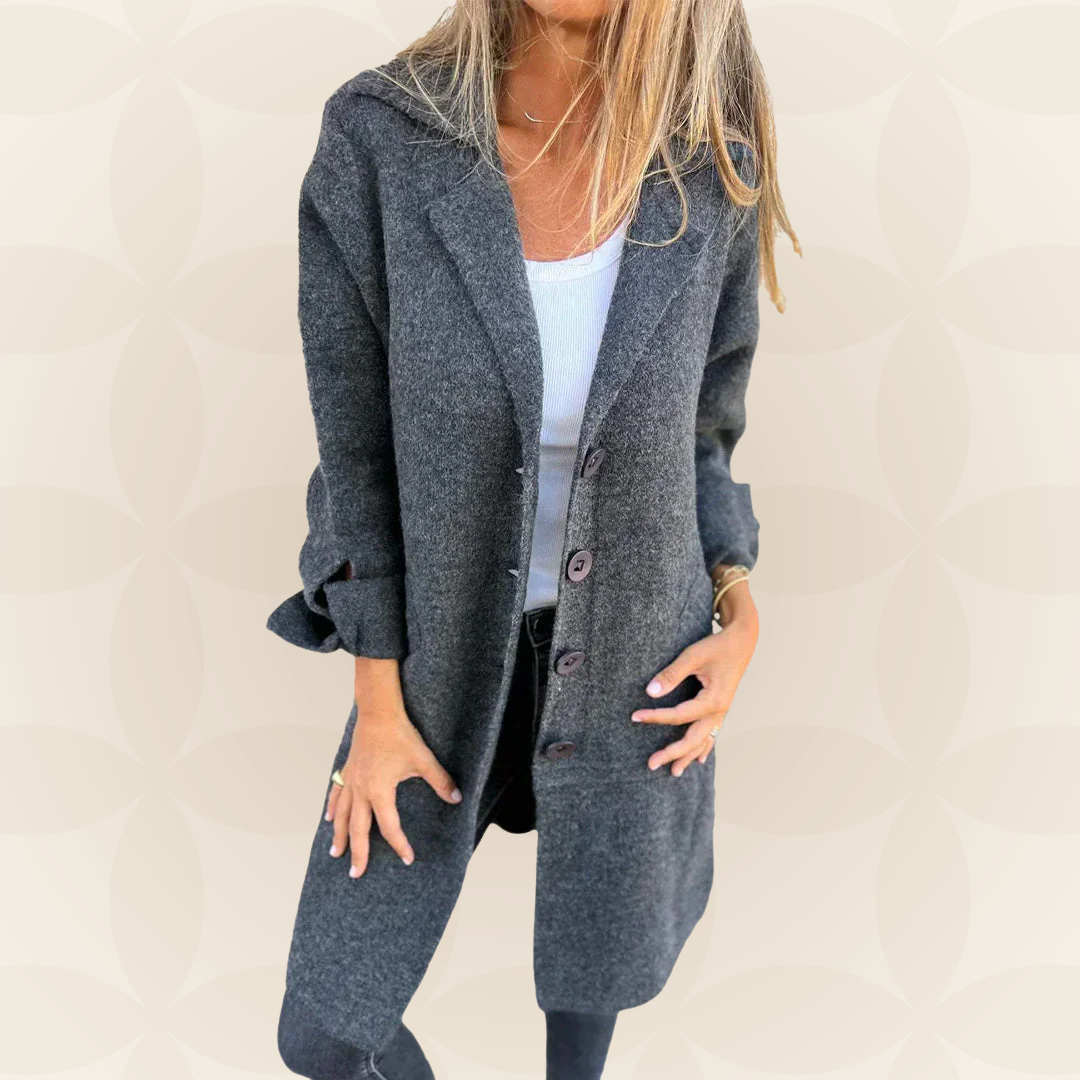 Sofia | Chaqueta suave con cierre de botones
