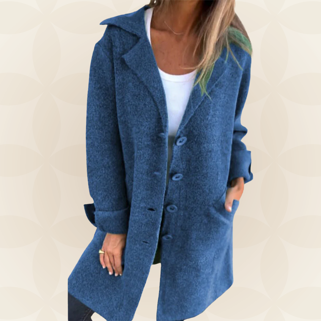 Sofia | Chaqueta suave con cierre de botones