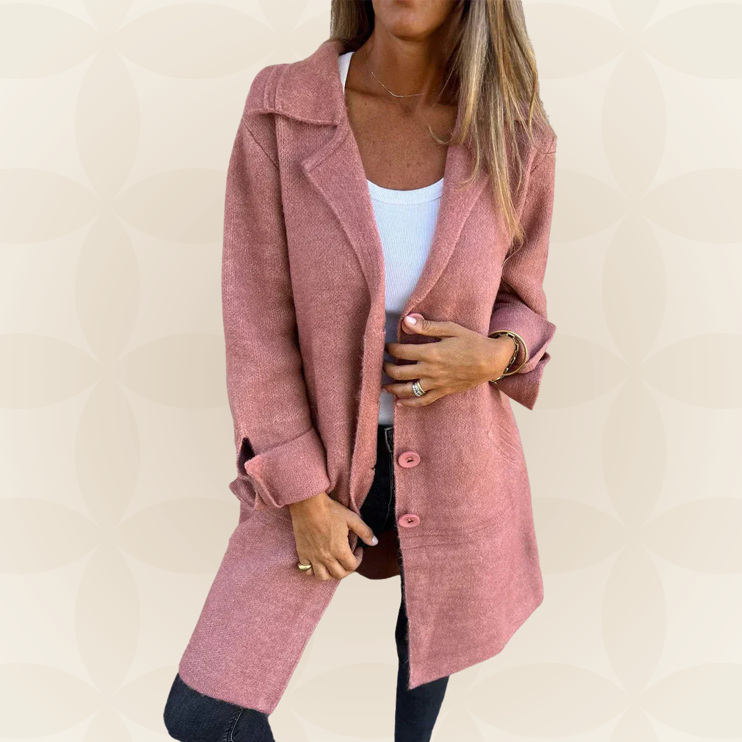 Sofia | Chaqueta suave con cierre de botones