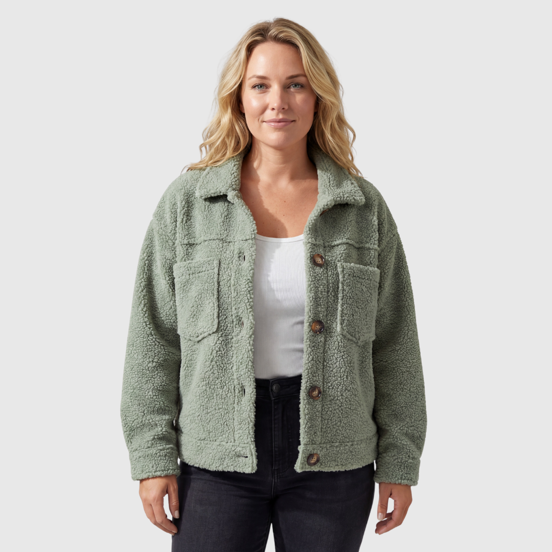 Selina | Chaqueta teddy de entretiempo