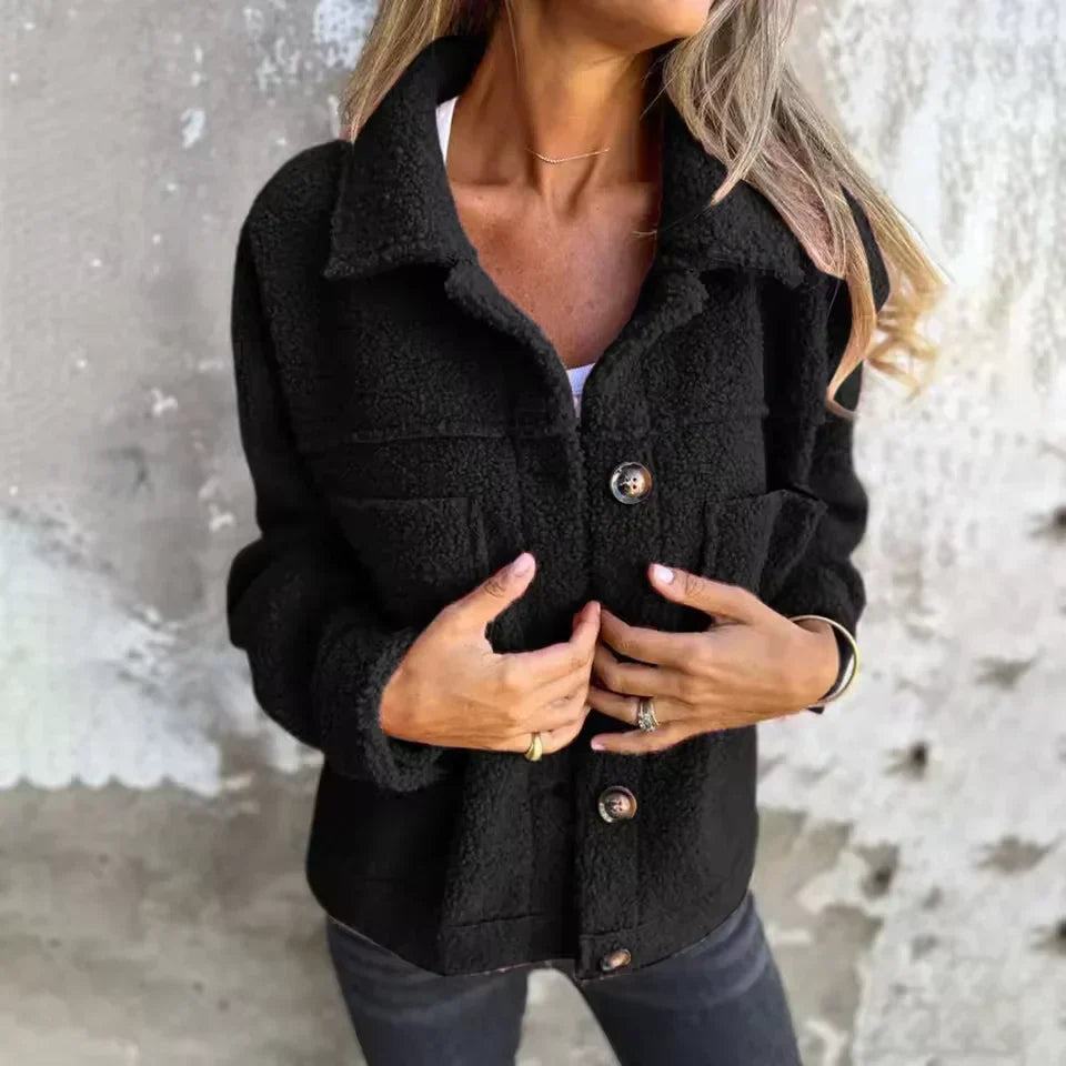 Selina | Chaqueta teddy de entretiempo