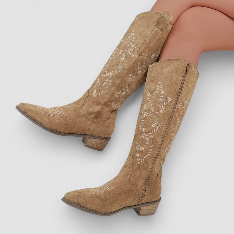 Valentina | Botas cowboy de tacón bajo