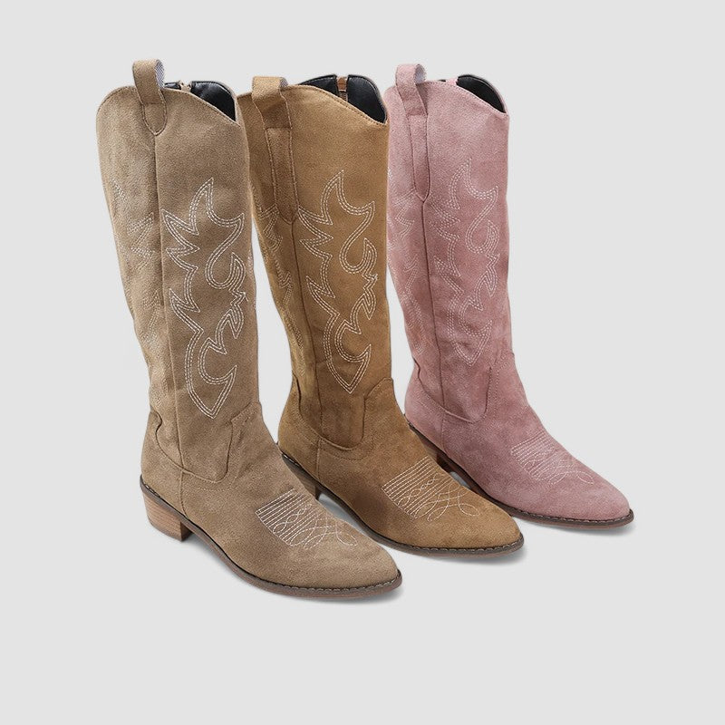Valentina | Botas cowboy de tacón bajo