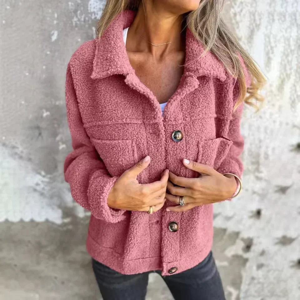 Selina | Chaqueta teddy de entretiempo