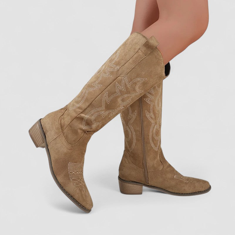 Valentina | Botas cowboy de tacón bajo