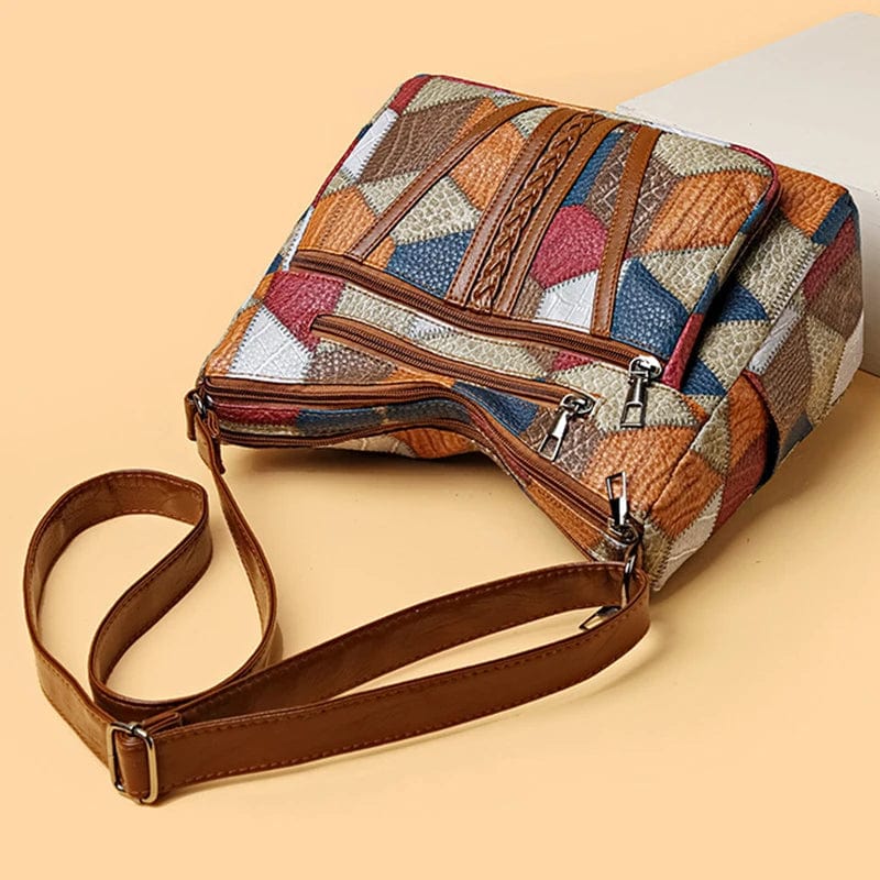 Solara | Bolso de piel con mosaico