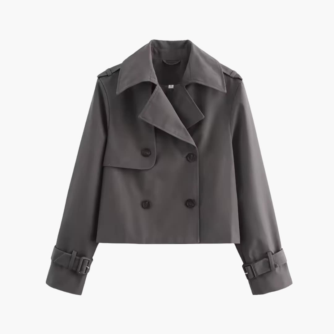 Vivienne | Trench corto de doble botonadura