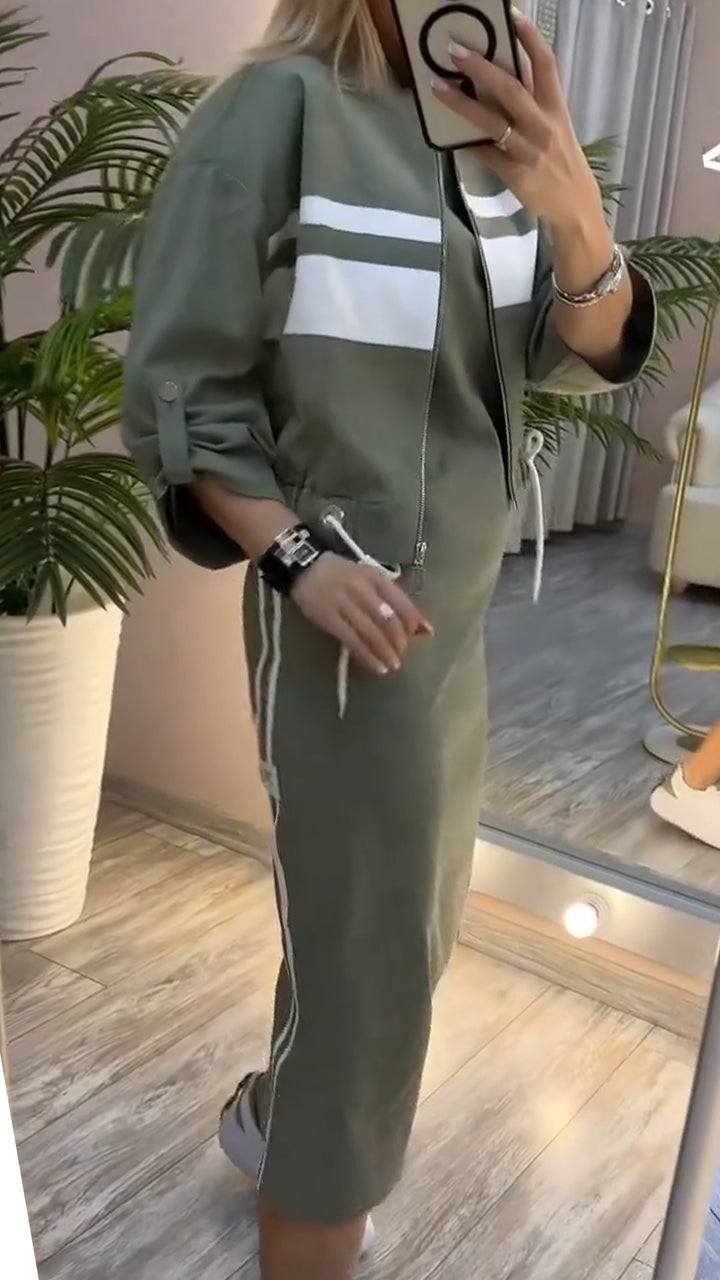 Nova | Conjunto casual de vestido y chaqueta