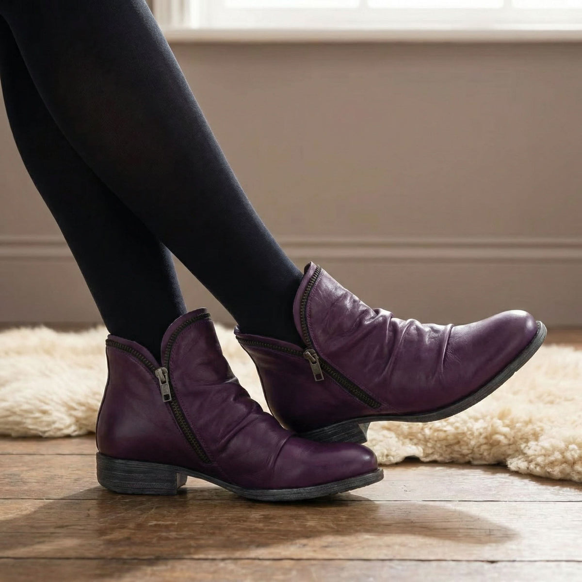 Melinda | Botines cómodos de tacón ancho