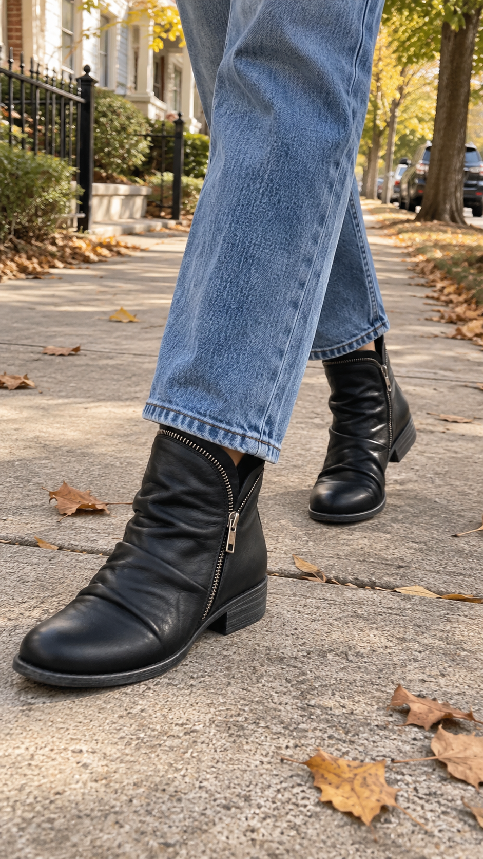Melinda | Botines cómodos de tacón ancho