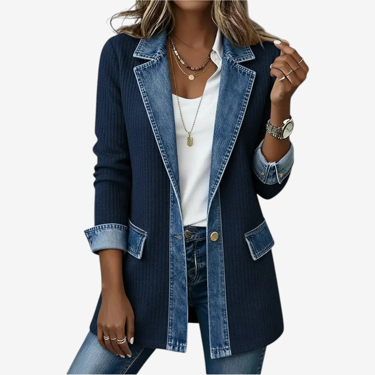 Emilia | Chaqueta unisex de inspiración vaquera