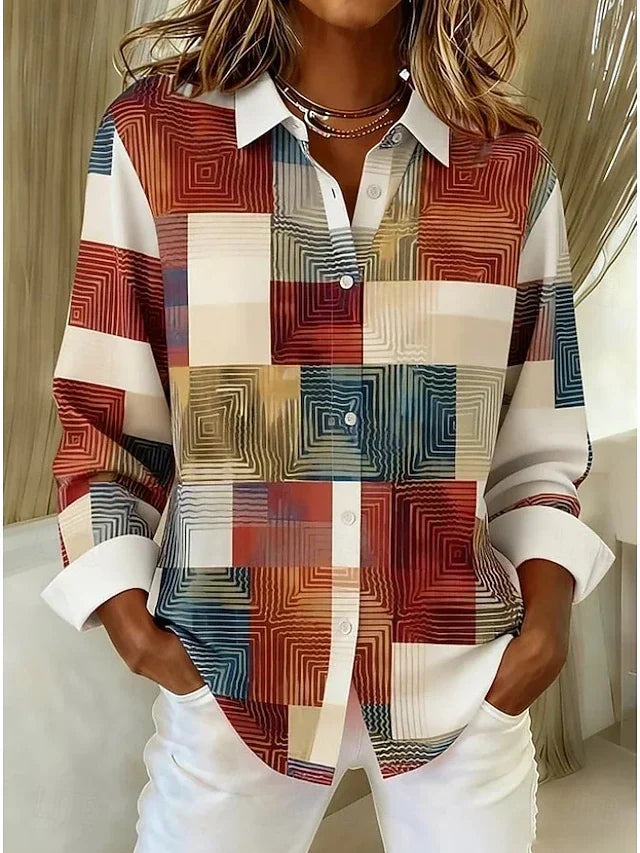Merritt | Blusa de patchwork vintage